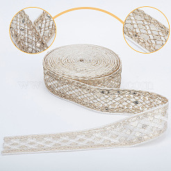 Ruban de polyester brodé&nbsp;FABR-PW0002-06A