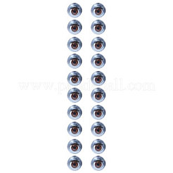 10 Paar blinkende Bastelaugen aus Eisen und Kunststoff&nbsp;DIY-GL0005-20B