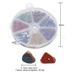 Perle di pietre preziose miste naturali da 101.5 g 7 colori&nbsp;G-YW0001-12