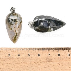 Natürliche Achatanhänger&nbsp;GG-K002-16H