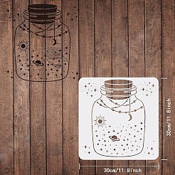 Wiederverwendbare Zeichenschablonen aus Kunststoff&nbsp;DIY-WH0172-439