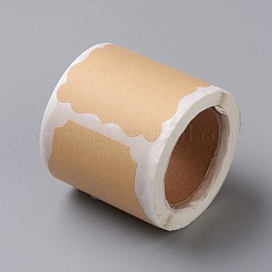 Selbstklebende Kraftpapier-Geschenkanhänger&nbsp;DIY-G021-08