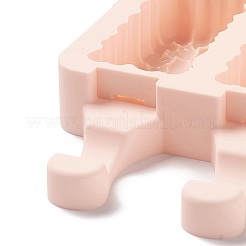 Rechteckige Eiscreme-Silikonformen in Lebensmittelqualität zum Selbermachen&nbsp;DIY-D062-03C