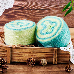 Segmentgefärbtes Strickgarn&nbsp;DIY-TAC0033-03D