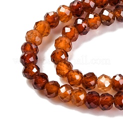 Chapelets de perles de grenat naturel&nbsp;G-F770-D03-02