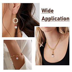 20pcs pendentifs en perles d'imitation en résine 5 couleurs&nbsp;FIND-CD0001-35