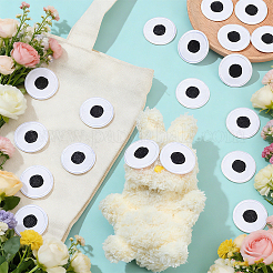 20 pieza de parches bordados de poliéster con forma de ojo para planchar o coser&nbsp;DIY-PH0036-61B-01