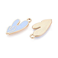 Pendentifs d'émail en alliage&nbsp;ENAM-T022-92C-G