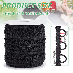 22.5 Yards elastische Nylonbänder mit Schlaufen&nbsp;OCOR-BC0006-78