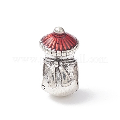Europäische Emaille-Perlen aus Legierung mit Weihnachtsthema&nbsp;MPDL-Q213-10AS