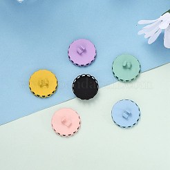 Montature cabochon con charms in ferro ecologico verniciato a spruzzo&nbsp;IFIN-T009-14C-M