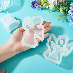 3 stampo in silicone natalizio in 3 stili&nbsp;DIY-TA0015-55