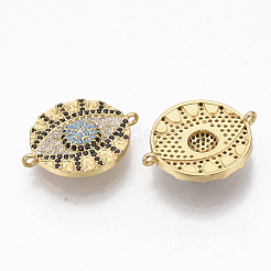 Connettori in ottone micro pavimentato in zirconia cubica&nbsp;X-ZIRC-T012-74G