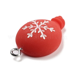Pendentifs en résine opaque sur le thème de noël&nbsp;RESI-F054-B03