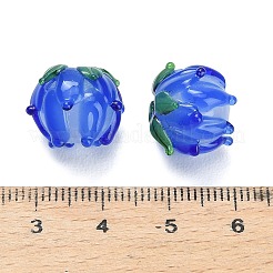 Perles vernissées manuelles&nbsp;LAMP-F041-02-A11