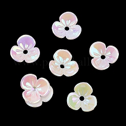 Bouchon de perle en acrylique opaque plaqué UV&nbsp;OACR-K001-44