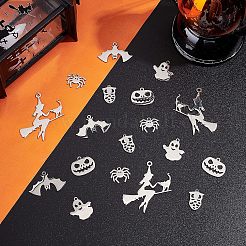 24 pendentif en acier inoxydable 304 de style 6 et 201&nbsp;STAS-UN0034-07