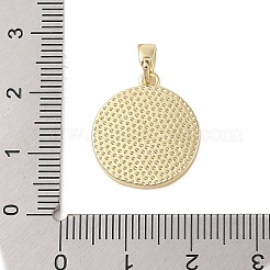 Muschelanhänger aus Messing mit Pavé-Fassung&nbsp;KK-I712-46G