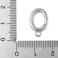 Anello per cancello a molla in ottone&nbsp;KK-L245-04P-01