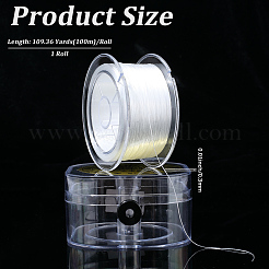 1 rollo de hilo elástico de cristal&nbsp;EW-PA0001-02A