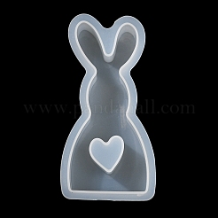 Kaninchenform DIY Display Dekoration Silhouette Silikonformen&nbsp;LS-DIY-K073-08C