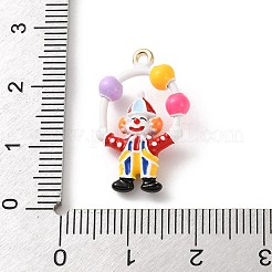 Emaille Anhänger Legierung&nbsp;AL-CBA02ED-01G-B
