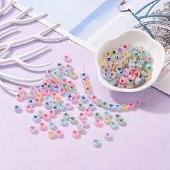300pcs leuchtende Acrylperlen&nbsp;MACR-YW0001-38
