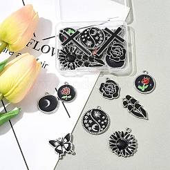 Colgantes de esmalte de aleación 18pcs 9 estilos&nbsp;FIND-FS0004-51
