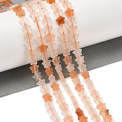 Natürliche rosa Aventurin Perlen Stränge&nbsp;G-H087-C06-01