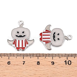 Halloween-Thema Rack-Beschichtung leuchtende Legierung Emaille Anhänger&nbsp;ENAM-N056-232P-1