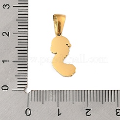 Pendentifs en acier inoxydable 304 sur le thème de Noël&nbsp;STAS-R007-01S-G