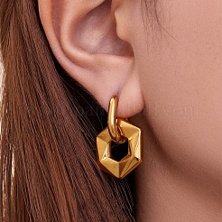 Pendientes de aro de acero inoxidable 304&nbsp;WG5085F-01