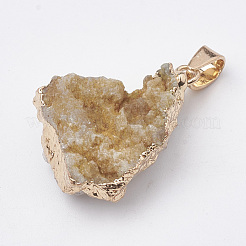 Druzy naturale agata ciondoli&nbsp;G-Q494-76F