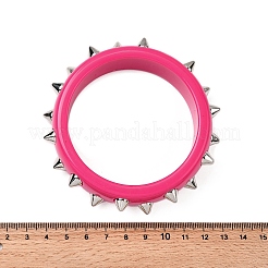 Punk-Harz-Armreifen&nbsp;LS-BJEW-P357-01P-01