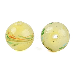 Perles vernissées manuelles&nbsp;LAMP-T023-02B-09