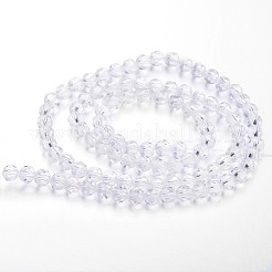 Fili di perline di vetro trasparente&nbsp;X-GLAA-G013-10mm-72