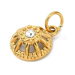 Anhänger aus Edelstahl und Strass&nbsp;STAS-A145-04B-G