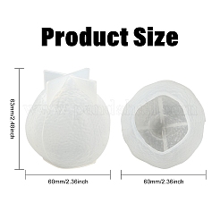 1 Stück 3D-Silikonformen für Zitronen-Gipsornamente&nbsp;ST-CJ0043-030