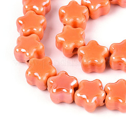 Hilos de abalorios de porcelana hechas a mano&nbsp;PORC-N011-04F