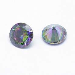 Cabochons pointed back zirconi&nbsp;ZIRC-WH0011-01A