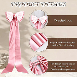 Nœud papillon amovible en polyester&nbsp;AJEW-WH20020-205F
