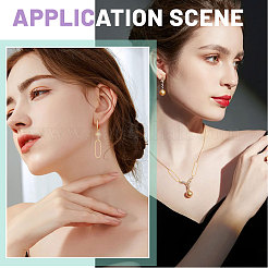 90 pièces 3 styles d'anneaux de liaison en laiton&nbsp;KK-CA0003-70G