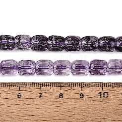Transparentes craquements perles de verre brins&nbsp;GLAA-Q108-04A-06