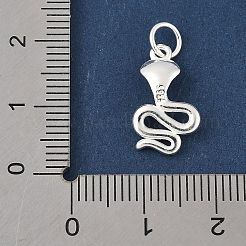 925 Schlangenanhänger aus Sterlingsilber mit Biegeringen&nbsp;STER-R013-12S