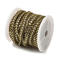 Chaînes à maillons en forme de feuille en laiton émaillé&nbsp;CHC-F021-02G-04