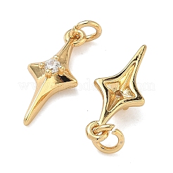 Colgante micropavé cubic zirconia de latón&nbsp;KK-A291-33D-G