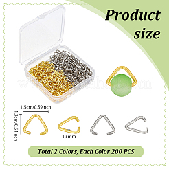 400 anillo triangular de hierro de 2 colores.&nbsp;IFIN-PH0002-54