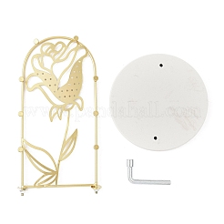 Schmuckständer aus Eisen mit Rosenblütenmotiv&nbsp;ODIS-G017-01C