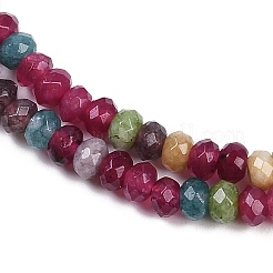 Chapelets de perles de jade blanche naturelle&nbsp;X-G-Z069-01D