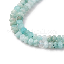Fili di perline amazonite naturale&nbsp;G-RM2025-D19-B02